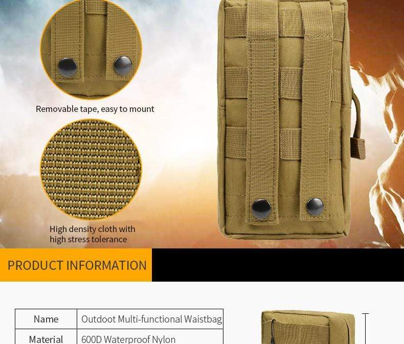 Tactical Utility Bags Vest/Waist (Molle) Helmet & Pack Accessories  
