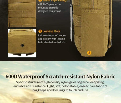 Tactical Utility Bags Vest/Waist (Molle) Helmet & Pack Accessories  