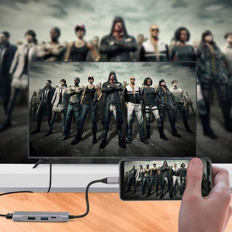 USB C to HDMI Adapter Hub Dock Phone Laptops TVs Smart Technology  