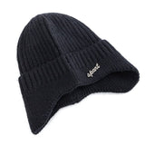 Unisex Winter Wool Beanie with Protectave Earflaps Thermal & Wool Beanies  