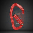 XINDA Professional Rock Climbing Carabiner 22KN 2023 army surplus  